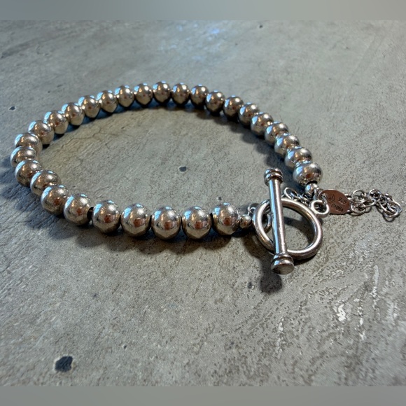 Silpada Silver Beaded Bracelet with Toggle Clasp - Picture 13 of 16